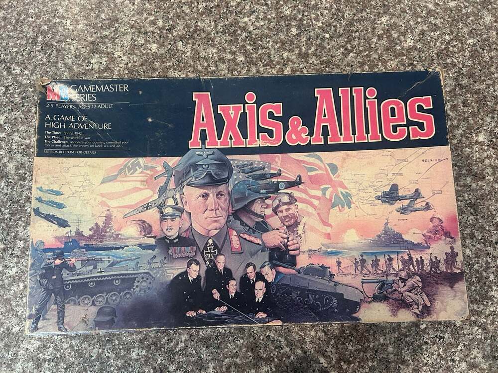 1984 Milton Bradley Axis & Allies Gamemaster Series Board Game - Picture 2 of 11